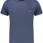 BIKKEMBERGS MEN'S SHORT-SLEEVE T-SHIRT BLUE