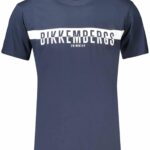 BIKKEMBERGS MEN'S SHORT-SLEEVE T-SHIRT BLUE