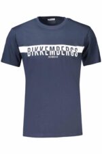 BIKKEMBERGS MEN'S SHORT-SLEEVE T-SHIRT BLUE