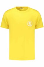 BIKKEMBERGS MEN'S SHORT-SLEEVED T-SHIRT YELLOW