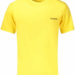 BIKKEMBERGS MEN'S SHORT-SLEEVED T-SHIRT YELLOW
