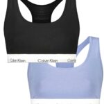 CALVIN KLEIN WOMEN'S BLUE BRALETTE