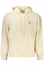 CALVIN KLEIN MEN'S ZIP-UP SWEATSHIRT, BEIGE