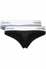 CALVIN KLEIN WOMEN'S THONG BLUE - Image 2