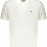 CALVIN KLEIN MEN'S SHORT-SLEEVE POLO SHIRT WHITE