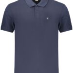 CALVIN KLEIN MEN'S SHORT-SLEEVE POLO SHIRT, BLUE