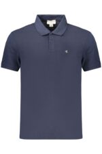 CALVIN KLEIN MEN'S SHORT-SLEEVE POLO SHIRT, BLUE