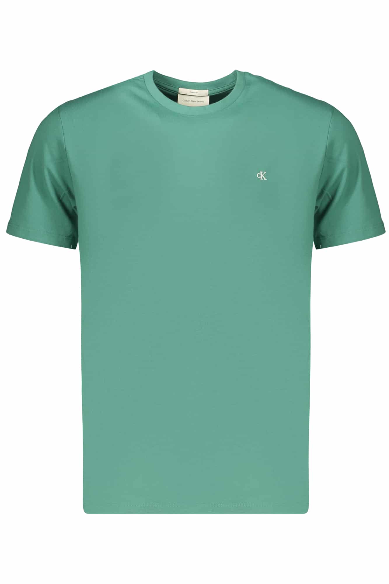 calvinkleint-shirtmanichecorteuomoverde_1 CALVIN KLEIN MEN'S SHORT-SLEEVED T-SHIRT GREEN - Image 1