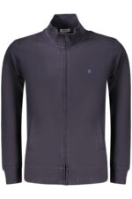 COVERI MOVING MEN'S BLUE ZIP-UP SWEATSHIRT