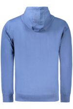 COVERI MOVING MEN'S BLUE ZIP-UP SWEATSHIRT - Image 2