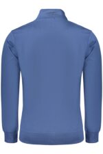 COVERI MOVING MEN'S BLUE ZIP-UP SWEATSHIRT - Image 2