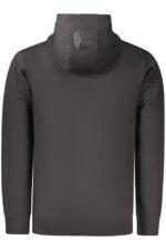 COVERI MOVING MEN'S BLACK ZIP-UP SWEATSHIRT - Image 2