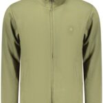 COVERI MOVING MEN'S ZIP-UP SWEATSHIRT GREEN