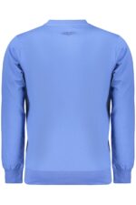 COVERI MOVING MEN'S BLUE ZIP-LESS SWEATSHIRT - Image 2