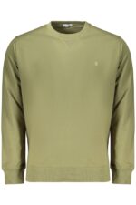 COVERI MOVING MEN'S ZIP-LESS SWEATSHIRT GREEN
