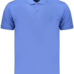 COVERI MOVING MEN'S SHORT-SLEEVE POLO SHIRT, BLUE