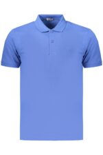 COVERI MOVING MEN'S SHORT-SLEEVE POLO SHIRT, BLUE