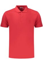 COVERI MOVING MEN'S SHORT-SLEEVE POLO SHIRT, RED