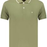 COVERI MOVING MEN'S SHORT-SLEEVE POLO SHIRT, GREEN