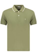 COVERI MOVING MEN'S SHORT-SLEEVE POLO SHIRT, GREEN
