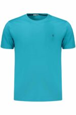 COVERI MOVING MEN'S SHORT-SLEEVED T-SHIRT, BLUE