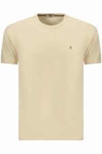 COVERI MOVING MEN'S SHORT-SLEEVE T-SHIRT, BEIGE