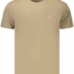 COVERI MOVING MEN'S SHORT-SLEEVE T-SHIRT BROWN