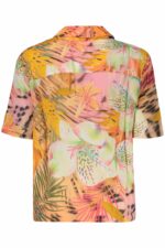 DESIGUAL WOMEN'S SHORT-SLEEVED SHIRT, ORANGE - Image 2