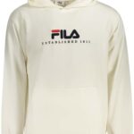 FILA MEN'S WHITE ZIP-UP SWEATSHIRT