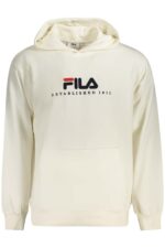 FILA MEN'S WHITE ZIP-UP SWEATSHIRT