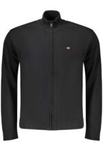 NAPAPIJRI MEN'S BLACK CARDIGAN