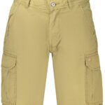 NAPAPIJRI MEN'S GREEN BERMUDA SHORTS