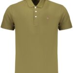 NAPAPIJRI MEN'S SHORT-SLEEVE POLO SHIRT, GREEN