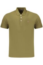 NAPAPIJRI MEN'S SHORT-SLEEVE POLO SHIRT, GREEN