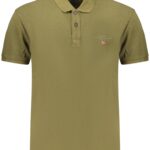 NAPAPIJRI MEN'S SHORT-SLEEVE POLO SHIRT, GREEN