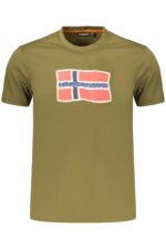 NAPAPIJRI MEN'S SHORT-SLEEVED T-SHIRT GREEN