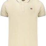NORWAY 1963 MEN'S SHORT-SLEEVE POLO SHIRT, BEIGE
