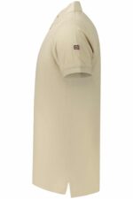 NORWAY 1963 MEN'S SHORT-SLEEVE POLO SHIRT, BEIGE - Image 3