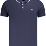 NORWAY 1963 MEN'S SHORT SLEEVE POLO BLUE