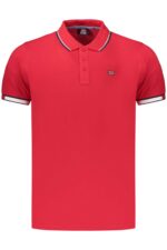 NORWAY 1963 MEN'S SHORT-SLEEVED POLO SHIRT, RED