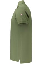 NORWAY 1963 MEN'S SHORT-SLEEVED POLO SHIRT, GREEN - Image 3