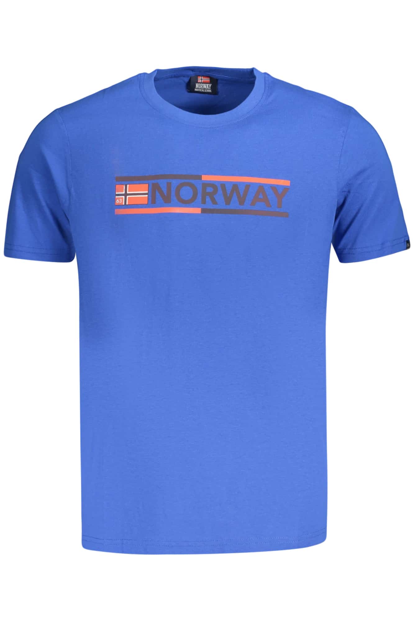 norway1963t-shirtmanichecorteuomoblu_1 NORWAY 1963 MEN'S SHORT-SLEEVE T-SHIRT BLUE - Image 1