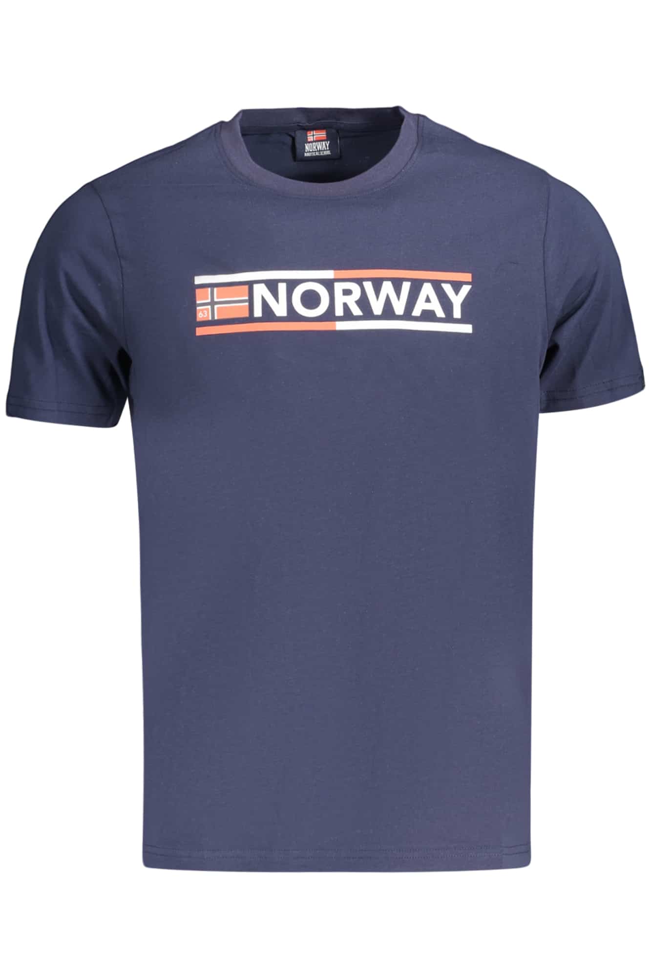 norway1963t-shirtmanichecorteuomoblu_1 NORWAY 1963 MEN'S SHORT-SLEEVE T-SHIRT BLUE - Image 1