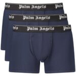 PALM ANGELS MEN'S BLUE BOXER