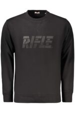 RIFLE MEN'S BLACK ZIP-UP SWEATSHIRT