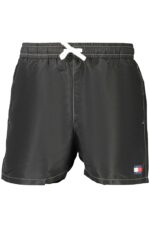 TOMMY HILFIGER MEN'S BLACK BOTTOM SWIMSUIT