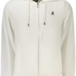 US GRAND MEN'S WHITE ZIP-UP SWEATSHIRT