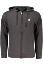 US GRAND MEN'S BLACK ZIP-UP SWEATSHIRT
