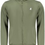 US GRAND MEN'S GREEN ZIP-UP SWEATSHIRT
