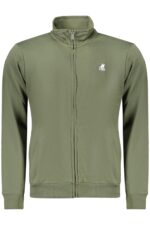 US GRAND MEN'S GREEN ZIP-UP SWEATSHIRT